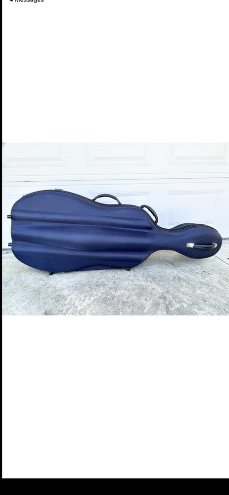 Cello Case 4/4 Full Size Blue With Wheels
