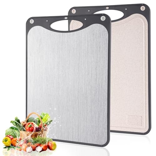 Titanium Cutting Boards For Kitchen, Double Sided Cutting Board, Food Grade