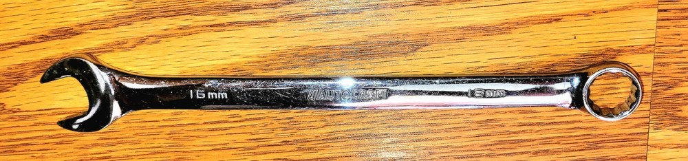 Autocraft - 16mm Combination Wrench - Chrome Vanadium