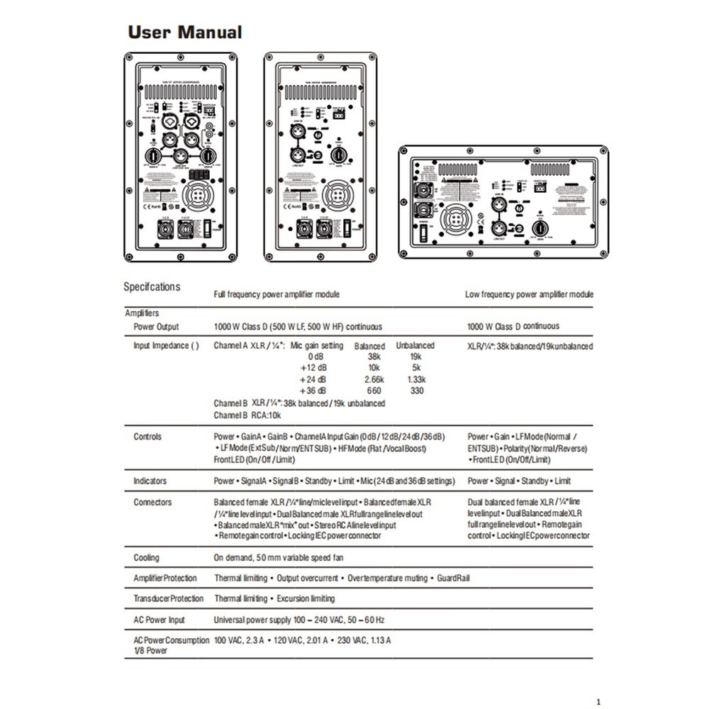 K12A Professional Digital Amplifier Module 1000W Active Class D Amplifier3696