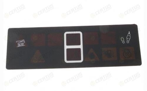 Part # JL1702387 Fits JLG - DECAL, PLATFORM LIGHT PANEL DISPLAY