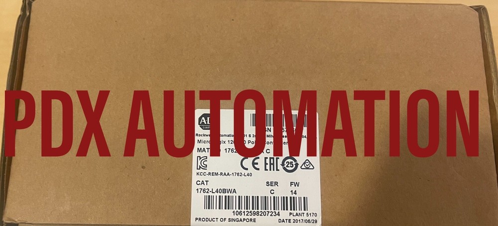 2017/2018 Sealed 1762L40BWA Allen Bradley Logix Processor 1762-L40BWA Ser C