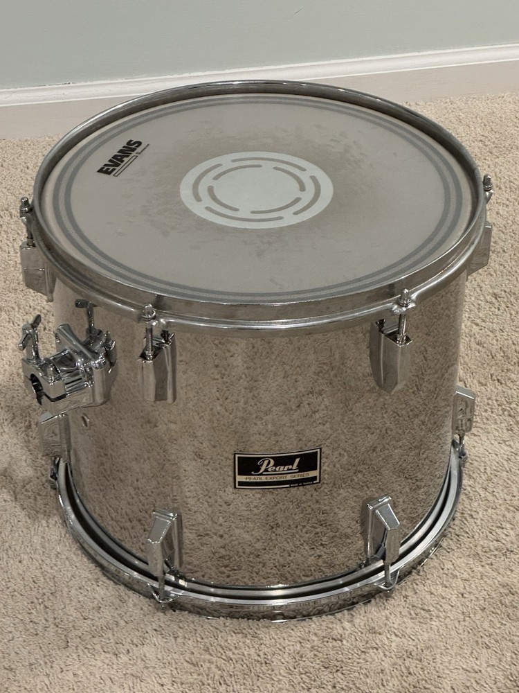 Pearl Export 14 X 12” Chrome Rack Tom Drum Drumset Set