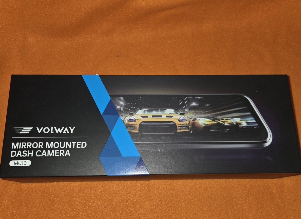 Mirror dvr with a front camera.