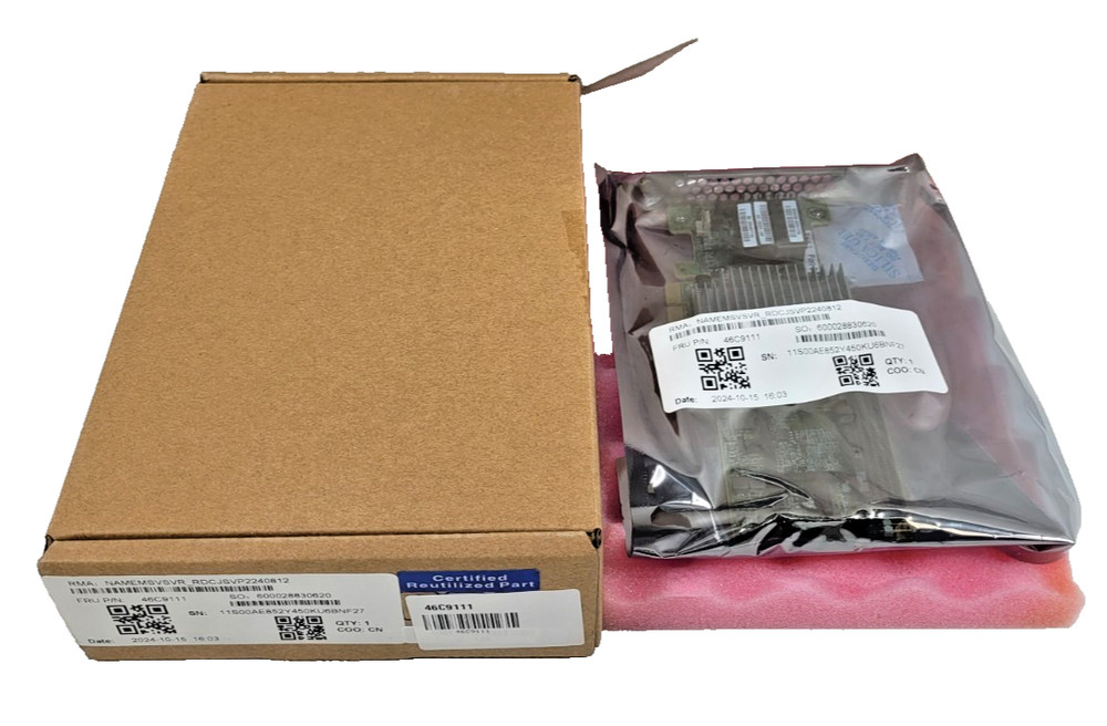 IBM 46C9111 M5210 RAID Controller (CERTIFIED REUTILIZED) SEALED BOX