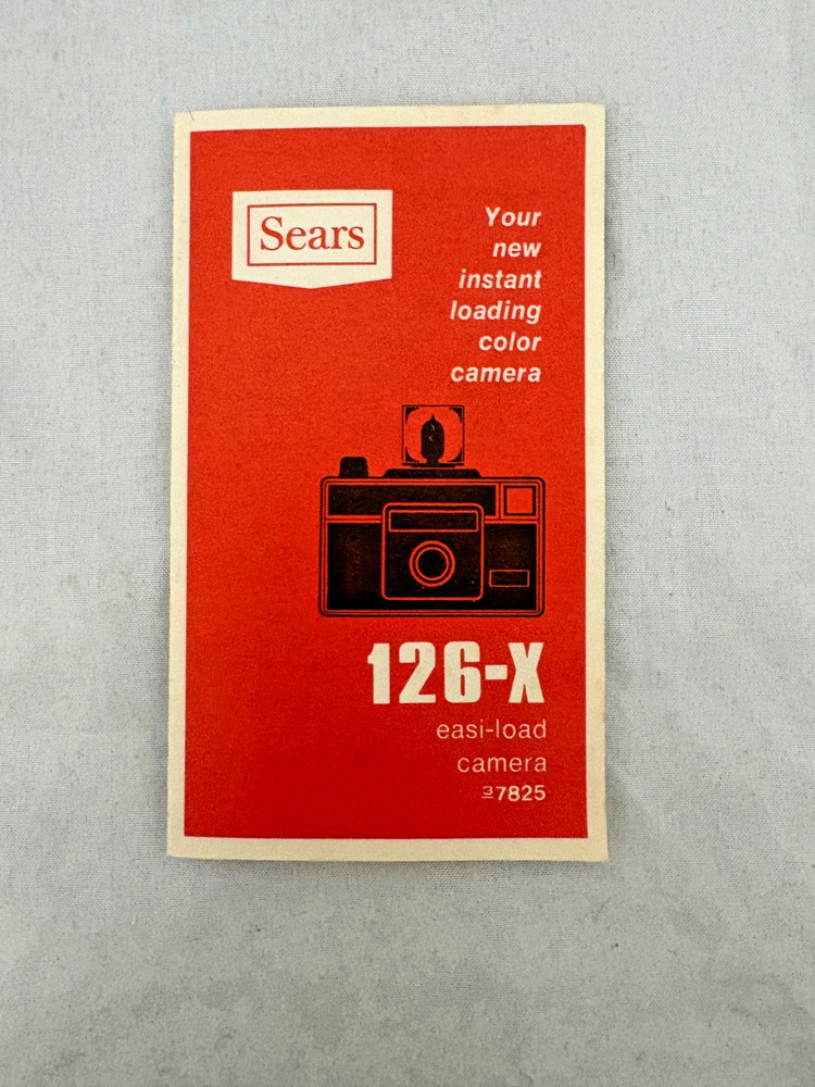 Vintage - Sears - Easi-Load 126-X - Automatic Camera - Box - Film - Flash