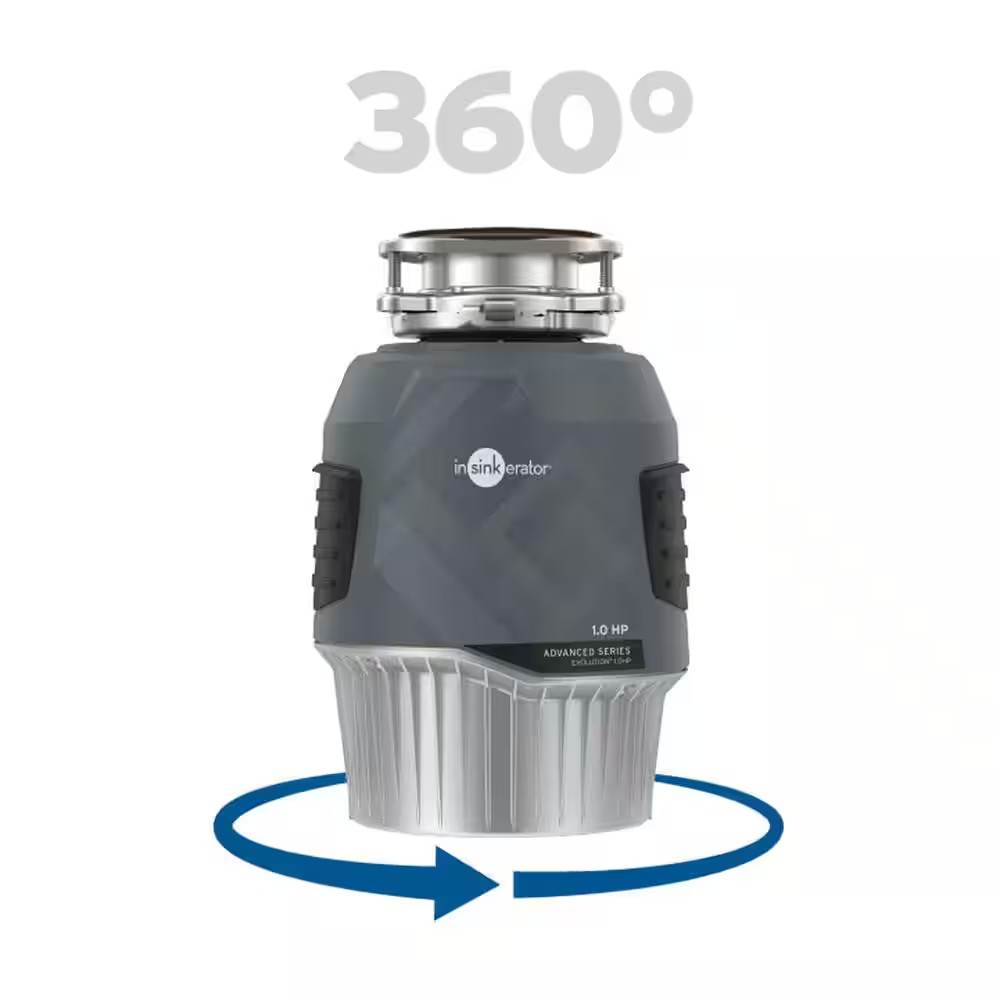 Evolution 1HP, 1 HP Garbage Disposal, Advanced Series EZ Connect Continuous Feed