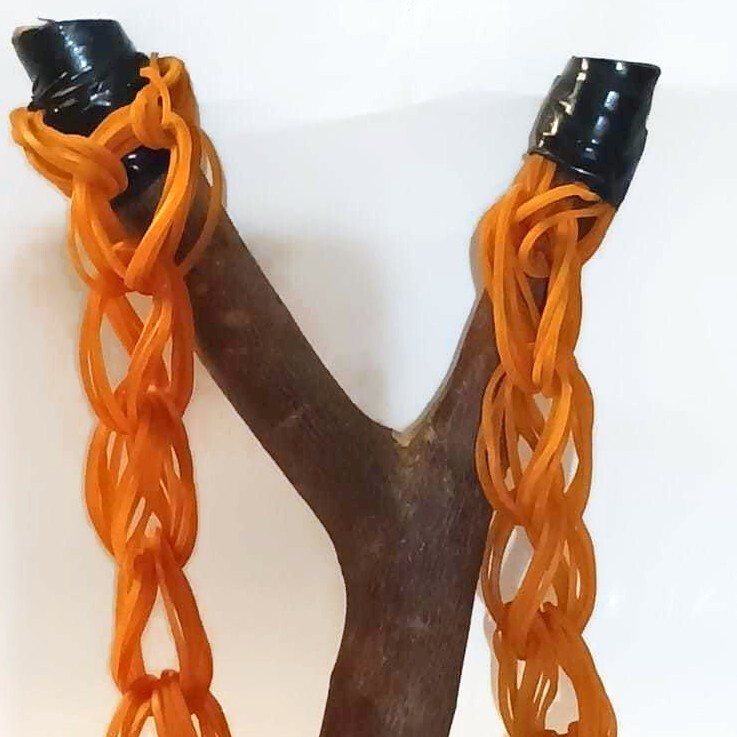 Natural Wood Olive Tree Slingshot, Handmade, مقليعة, نقيفة