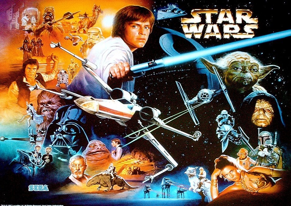Star Wars Trilogy Pinball Machine by SEGA (1997) - GREAT WORKING CONDITION