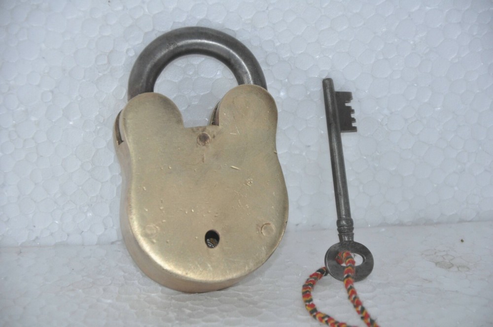 Vintage Brass Chopp's & Co. Solid Heavy Handcrafted 10 Levers Padlock