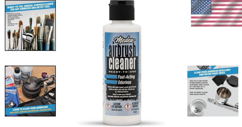 All-Purpose Medea Airbrush Cleaner 4 oz - Quick & Efficient Tool Maintenance