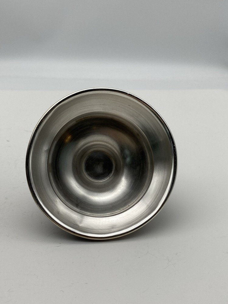 Vintage Crescent Silver Co. Etched Silver Plate Cracker Jar & Lid