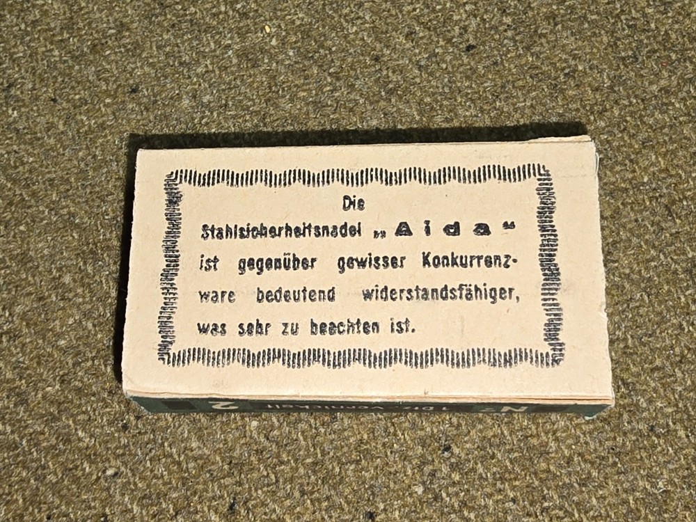 WWII German Safety Pin Box