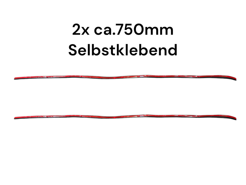 Side Window Seal Fits BMW E46 Coupe Rear Lower Left & Right