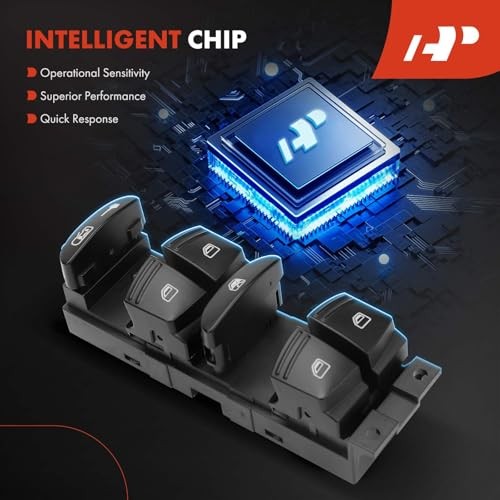 Master Power Window Switch Compatible with Porsche Cayenne 2003-2010 Front