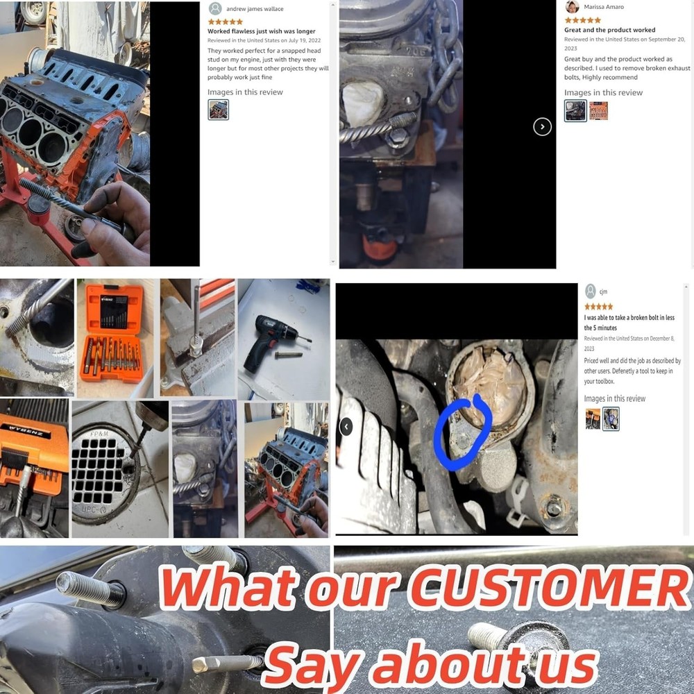 14-Piece Cobalt HSS Screw Extractor and Left Hand Drill Bits Set - Multi-Use