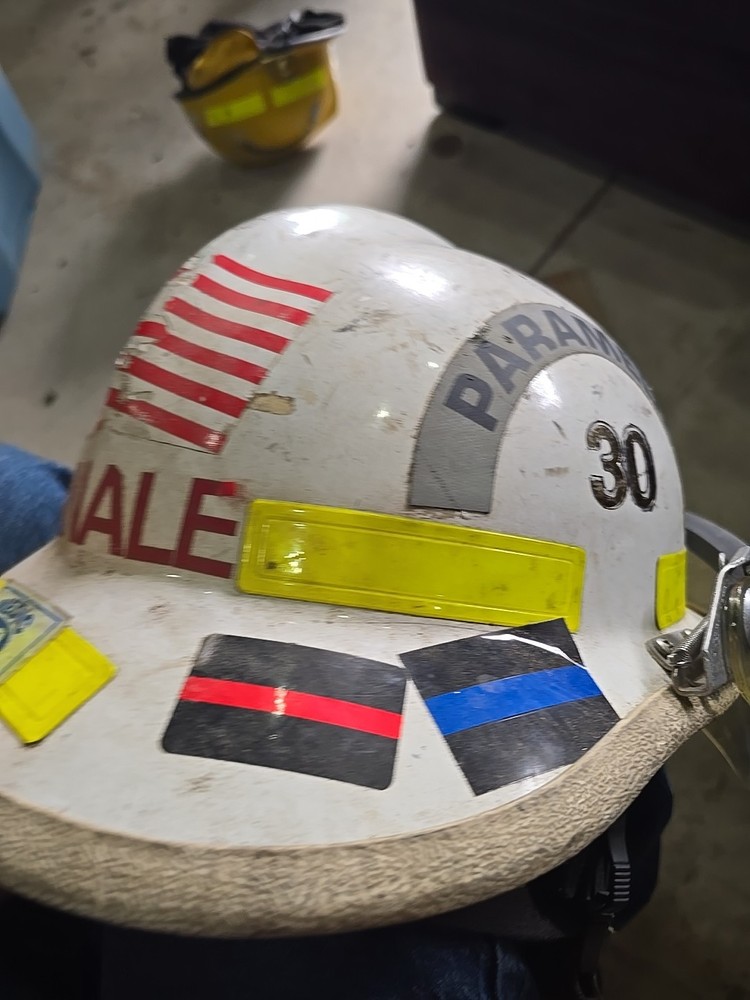 Retired Firefighter Helmet