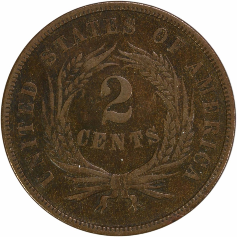 1868 Two Cent Piece VF Uncertified #812
