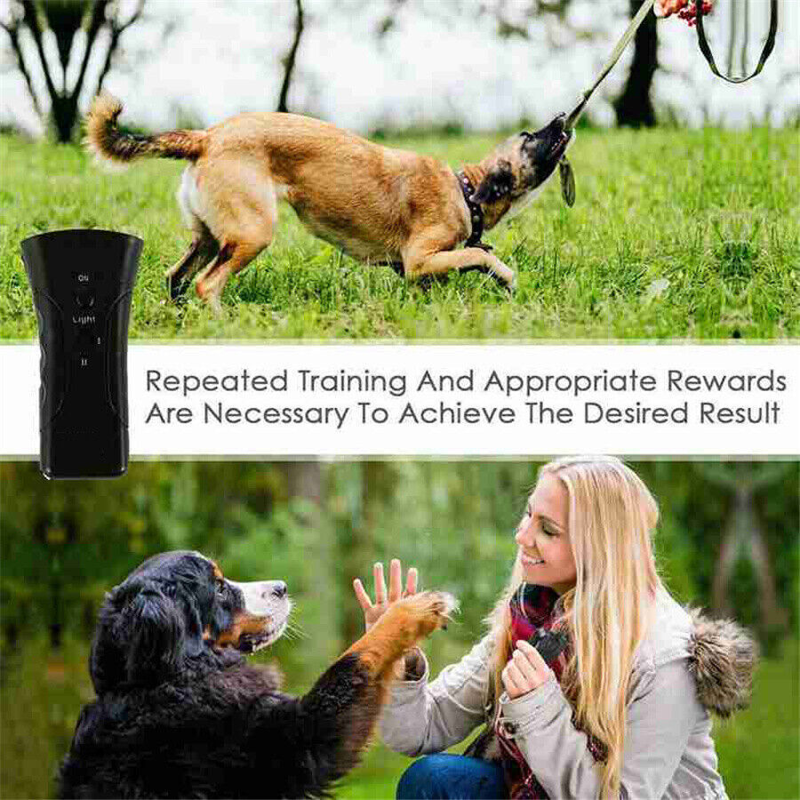 Ultrasonic Pet Dog Training Repeller Control Anti Barking Device Universal