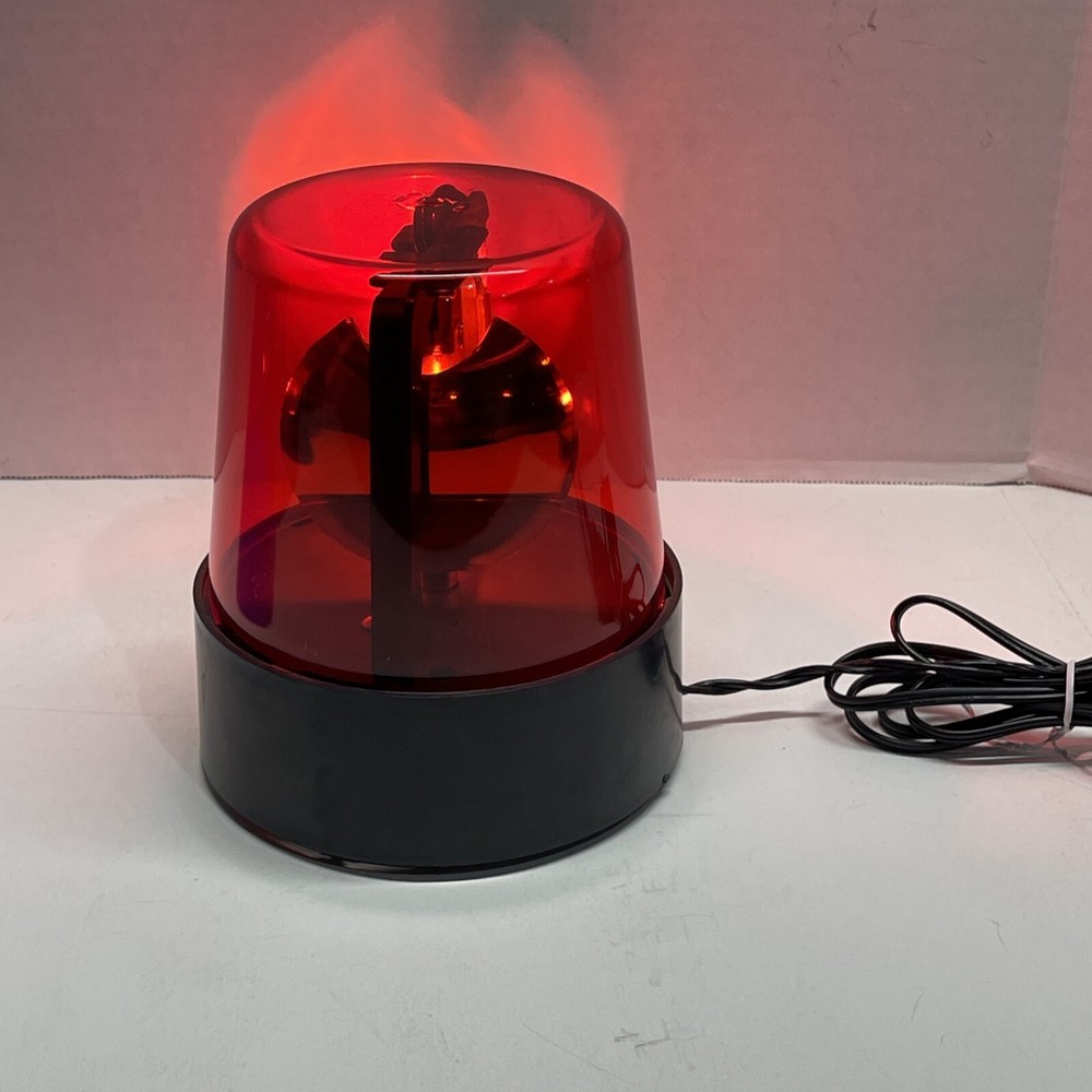 Rotating Multi Flasher with Red and Blue Domes with Extra Bulbs