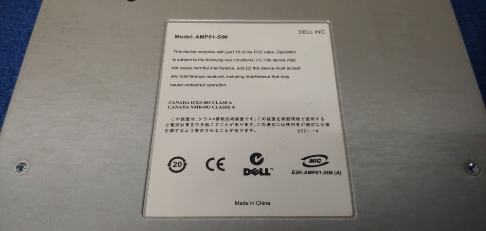 Dell AMP01-SIM JT517 EMM SAS SATA MD1000 Powervault Controller Module