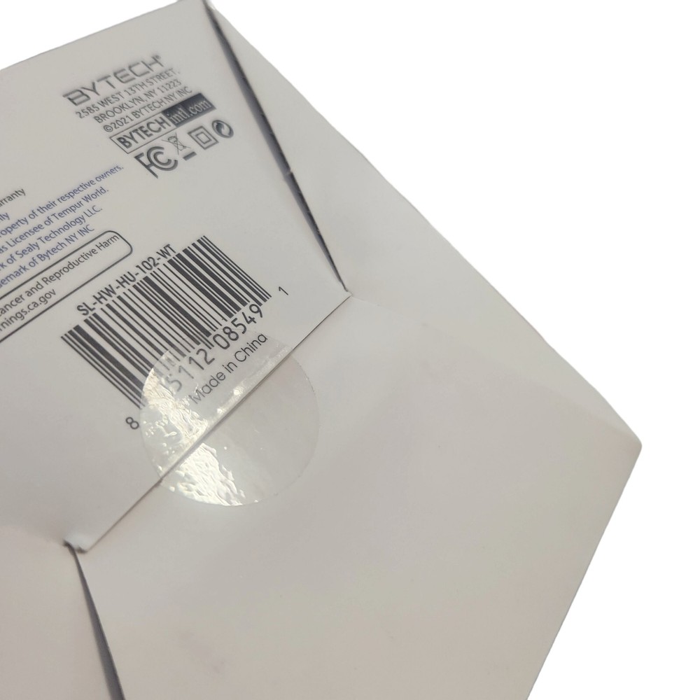 Sealy Light-Up Humidifier Multicolor Aroma Diffuser 2 Mist Modes Quiet Operation