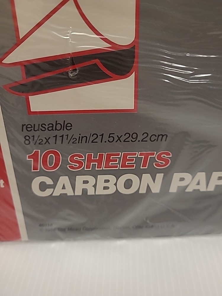 Mead Carbon Paper Reusable: New 20 Sheets