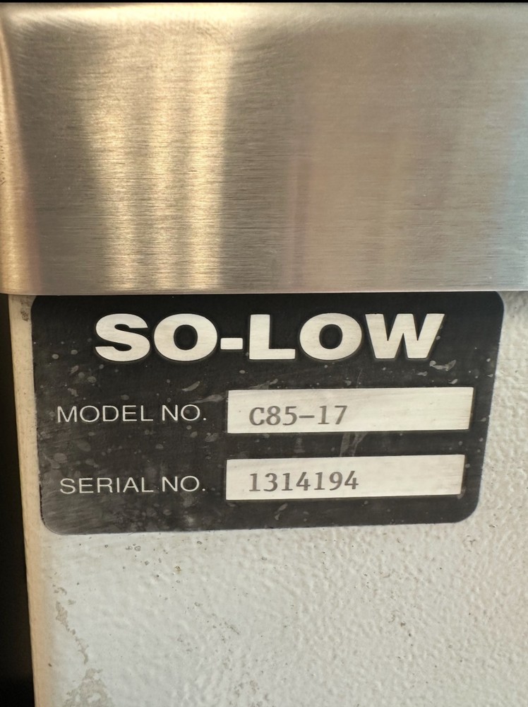 so-low ultra low freezer -86