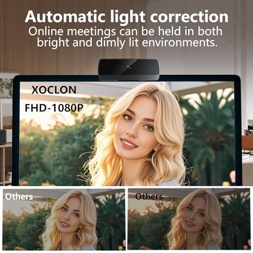 1080p Webcam for PC Laptop Desktop Computer, USB Webcam with 1080P webcam