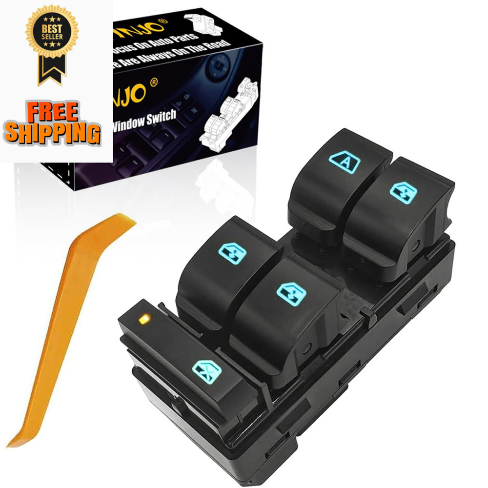 20945129 Driver Side Master Window Control 1 Switch, Blue