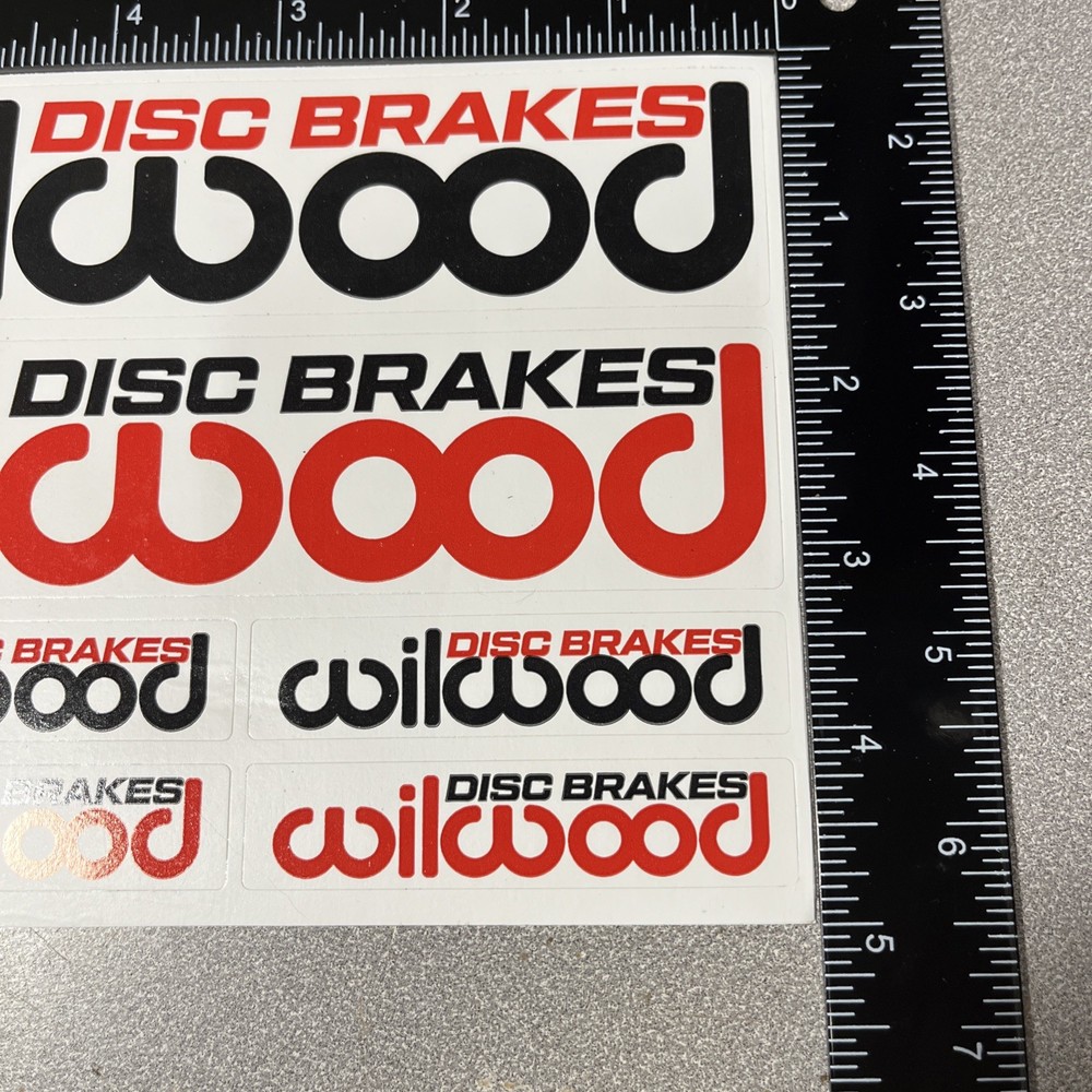 Wilwood Disc Brakes Authentic 8 sticker decal sheet