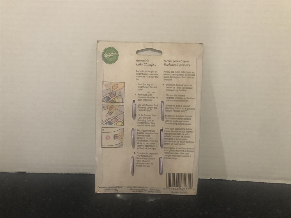 Wilton Geometric Cake Stamps