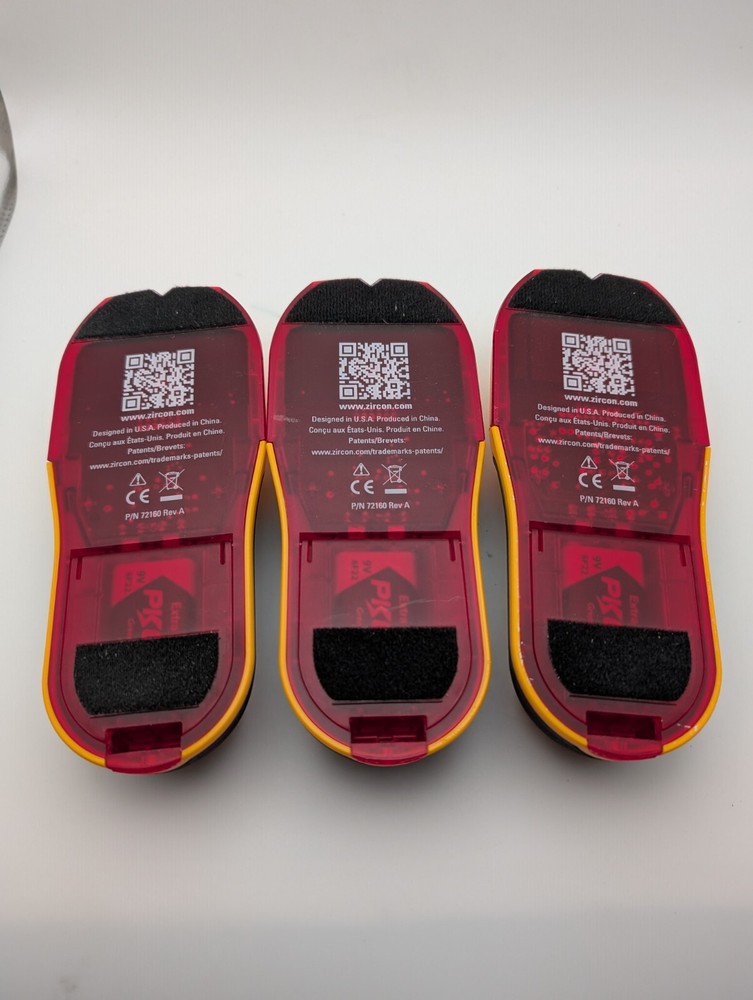 3x ZIRCON HD55 STUDSENSOR ELECTRONIC STUD & EDGE FINDING DEEPSCAN Batt Inculded