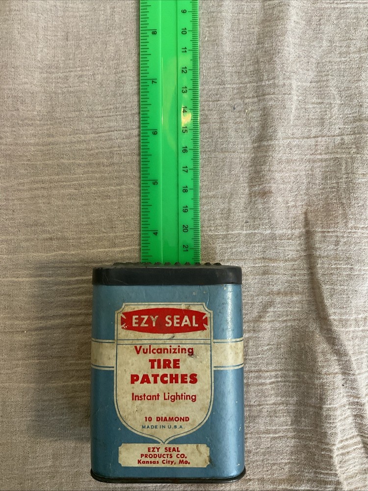 EZY Seal Vulcanizing Tire Patches Instant Lighting EMPTY CONTAINER