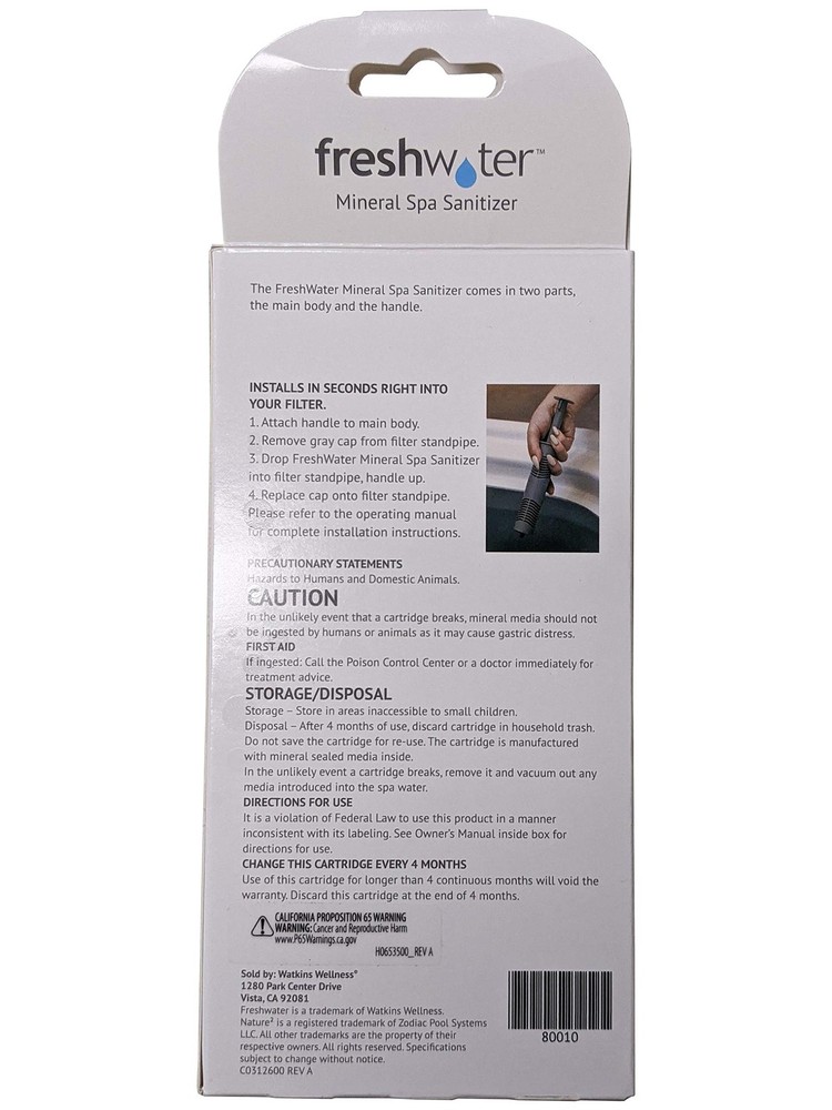 Mineral Spa Cleaner Silver Ionizer 80010