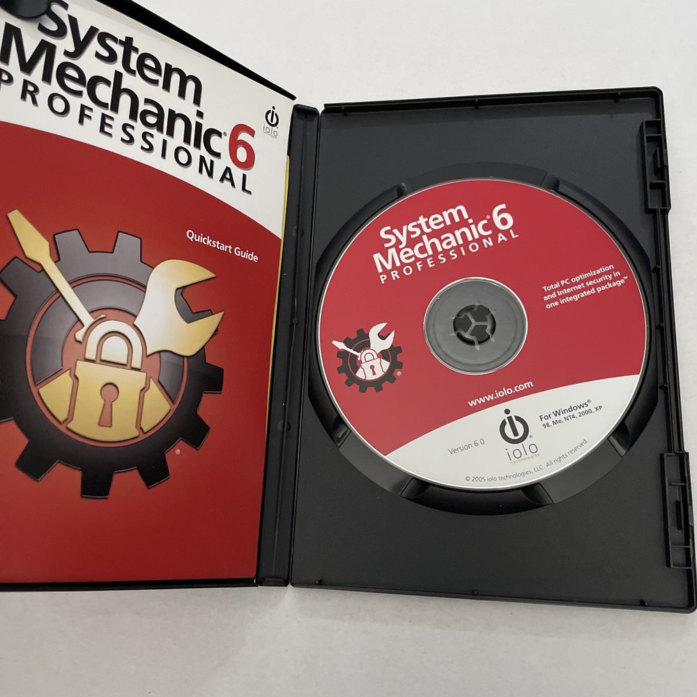 iolo System Mechanic 6 Professional Windows PC CD-Rom
