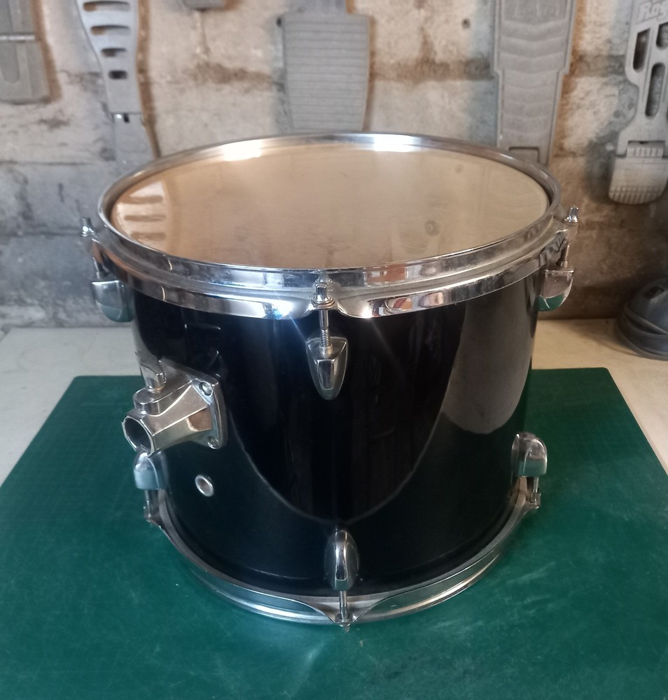 Unbranded 12x10", tom, drum (black wrap)