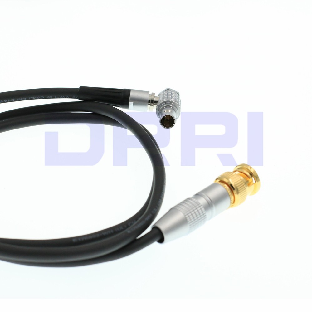 Right angle BNC to 5 pin male TIME CODE Cable ARRI ALEXA Mini camera