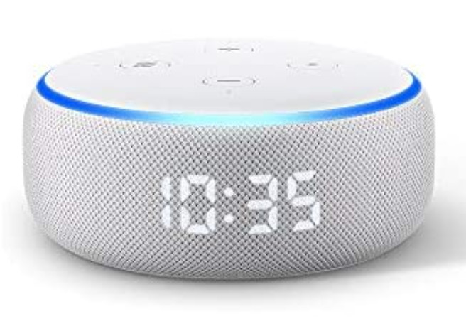 Amazon Echo Dot (3rd Gen) - Smart Speaker with Clock and Alexa - White