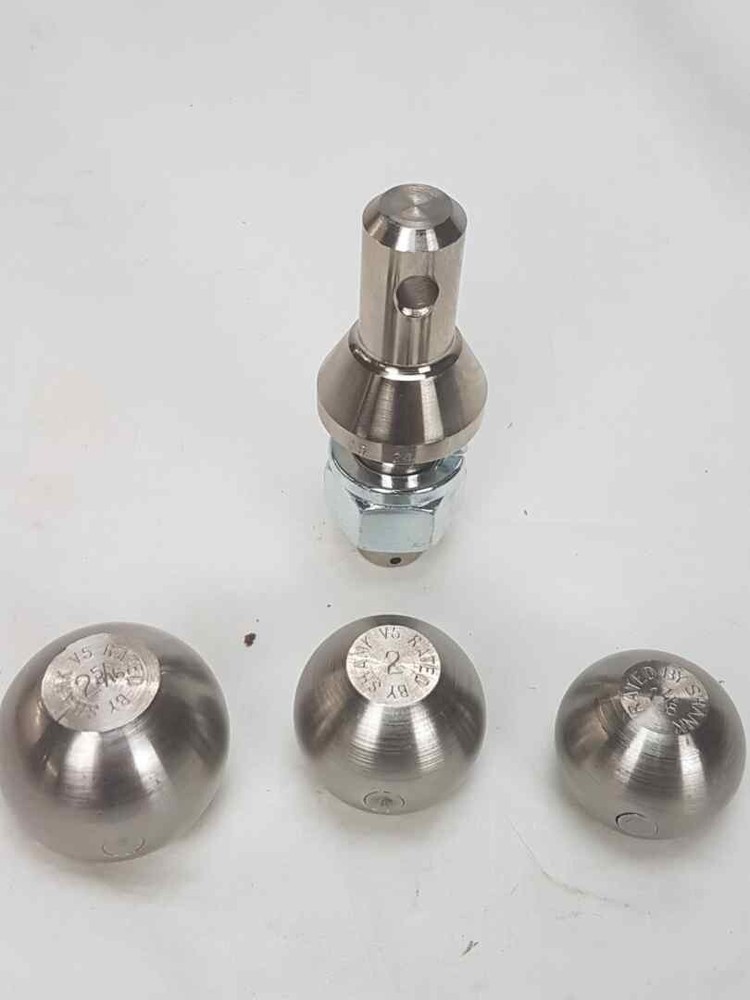 1" 3 Ball Interchangeable STAINLESS STEEL Hitch Set Part #902