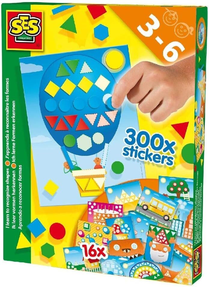 SES Creative 14839 I Learn to Recognize Shapes, Multicoloured