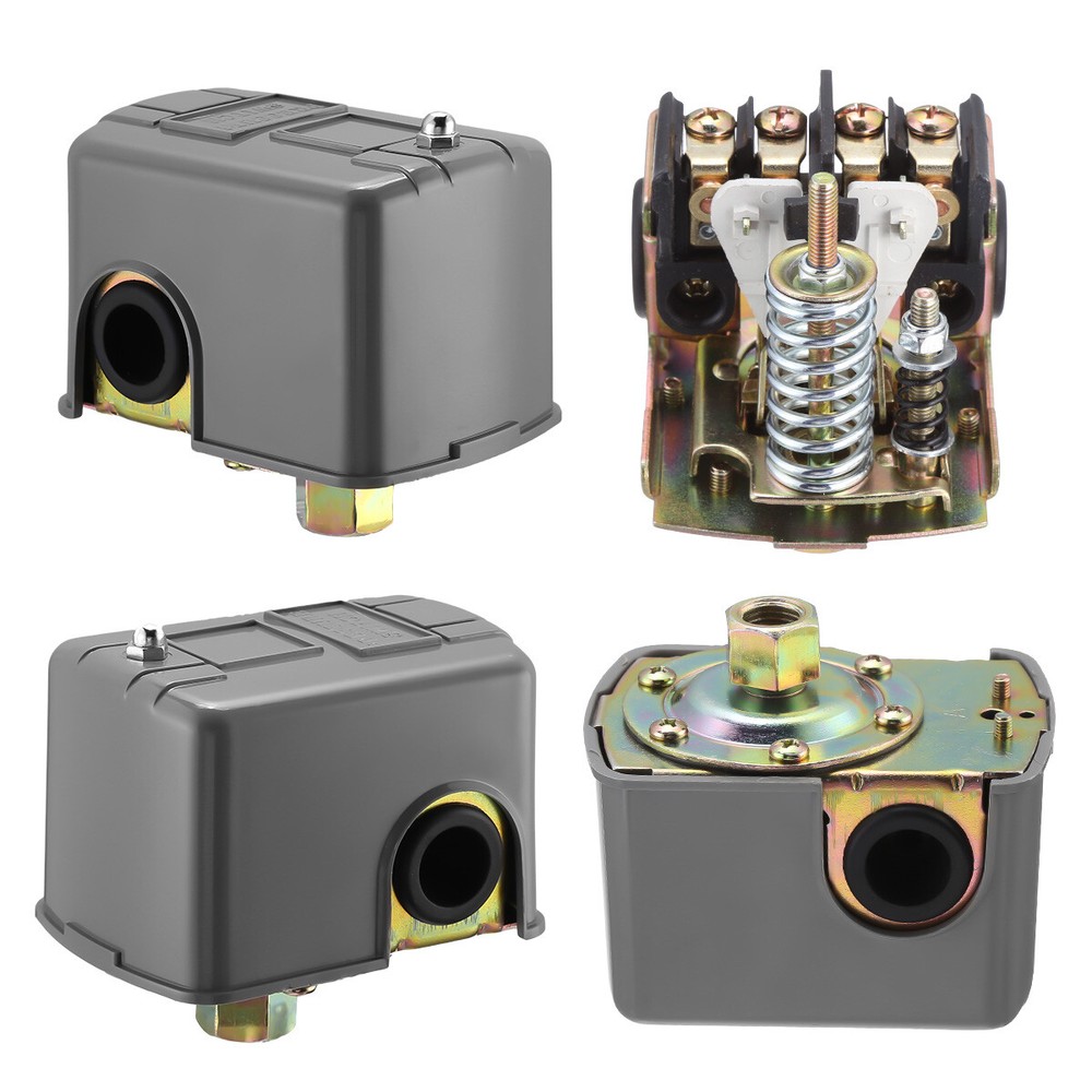40-60 PSI Adjustable Well/Water Pump Pressure Control Switch Double Spring Pole