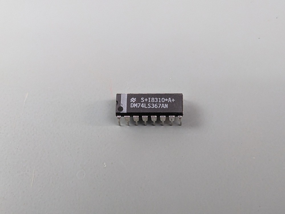 (10) DM74LS367AN Hex Tri-State Buffer / Bus Driver ICs, 6-Bit, NOS, US STOCK