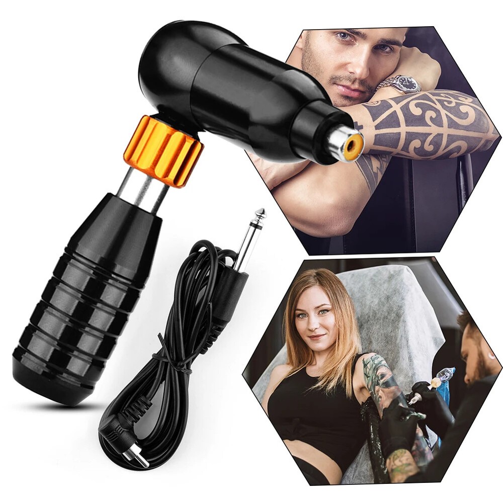 Complete Tattoo Machine Kits Exquisite Workmanship Motor Hybrid Silent L-shaped