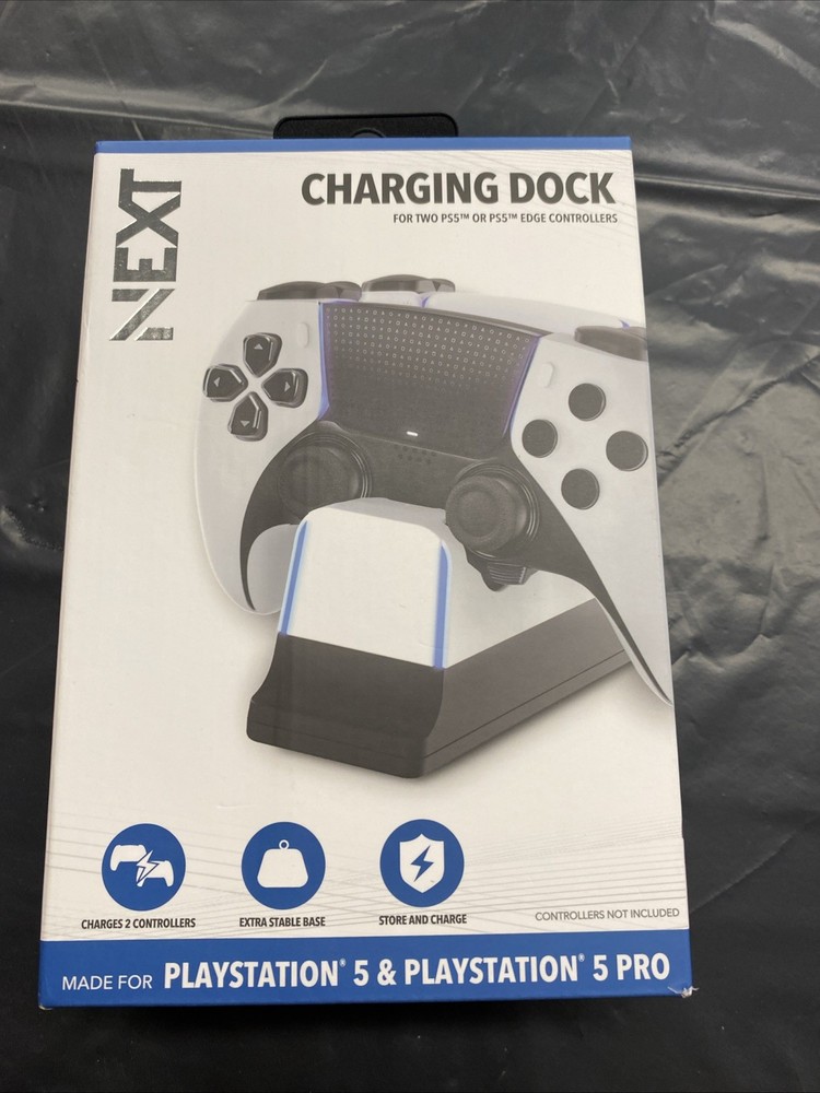 NEXT - Dual Controller Charging Station for Playstation 5 - White