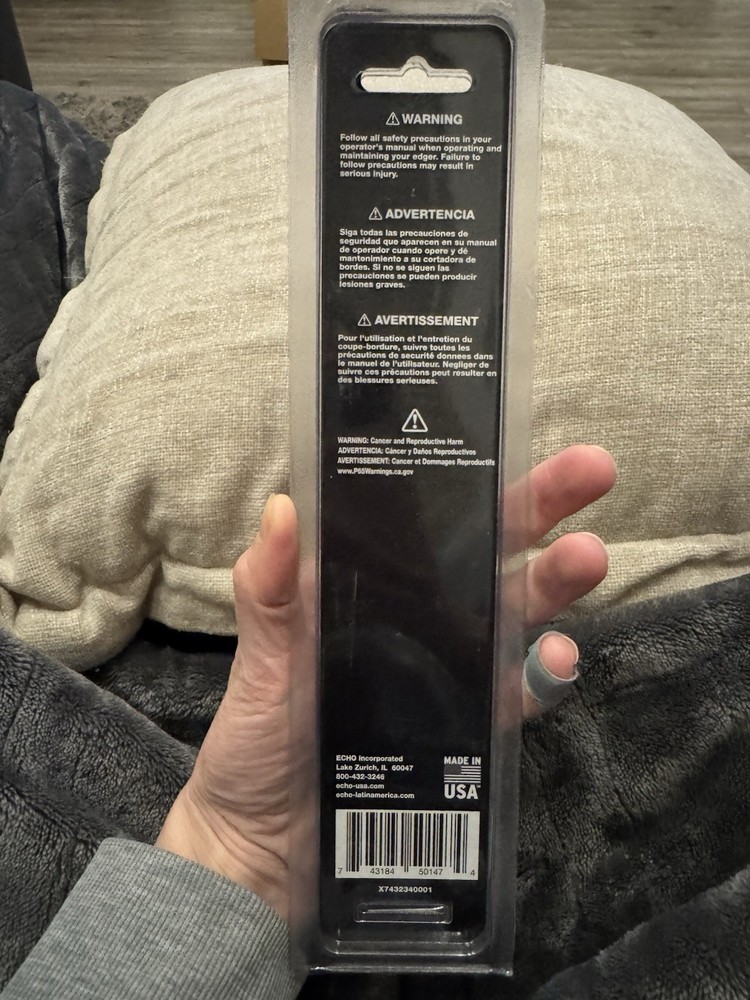 ECHO Edger Blade 2 Pack 69601552632, 23cm Black Metal Replacement