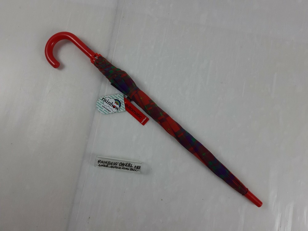 Long/Mini Umbrella - Automatic - Boys - 8 Slats - 0428L - Rainbow