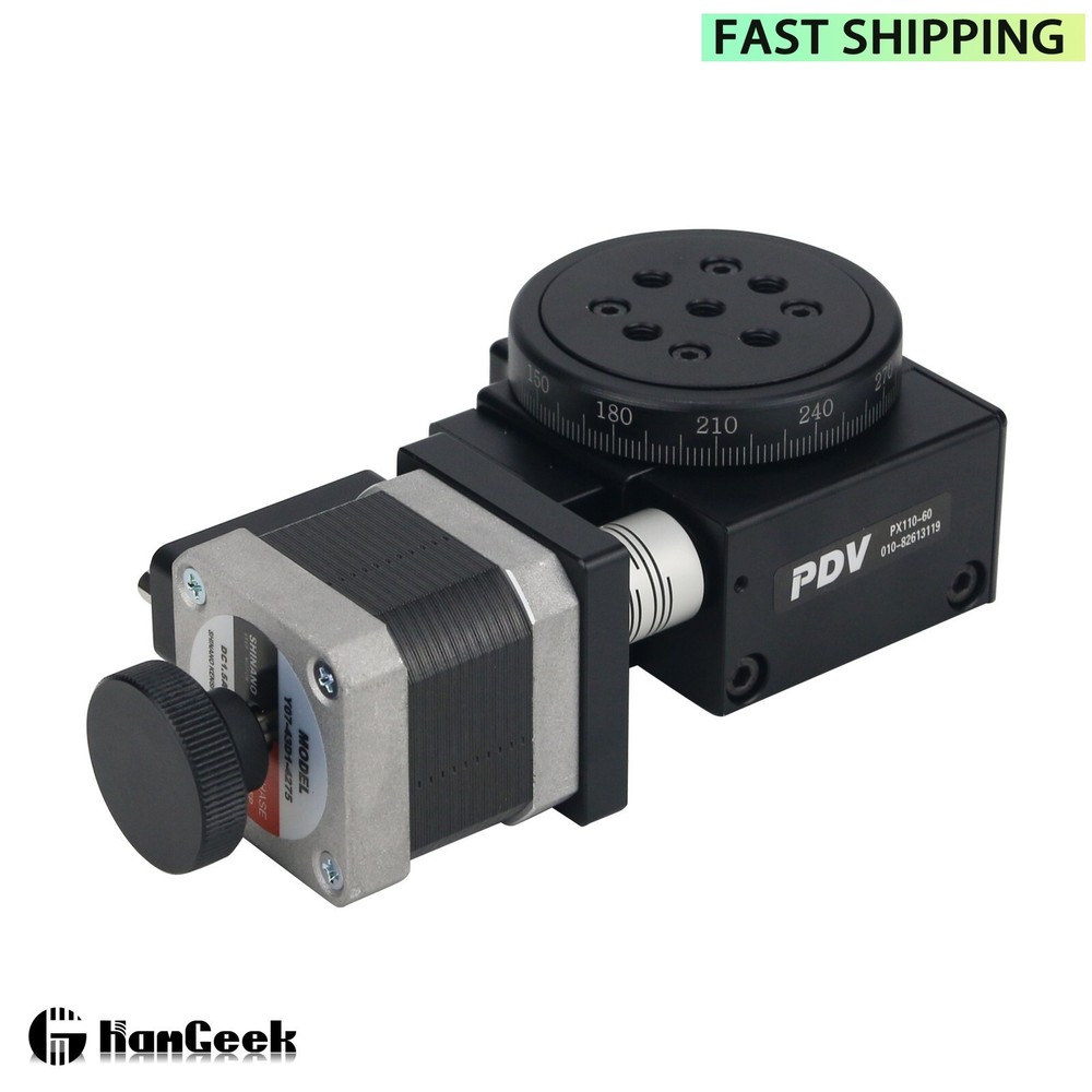 Electric Rotating Platform Motorized Precision Rotary Stages Table Diameter