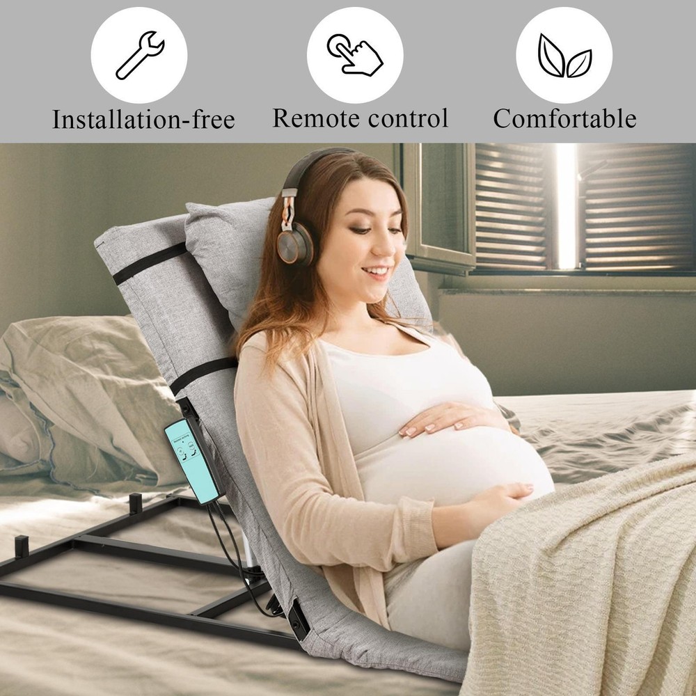 Electric Lifting Bed Backrest 2-80° Adjustable Back Rest Support Brand New