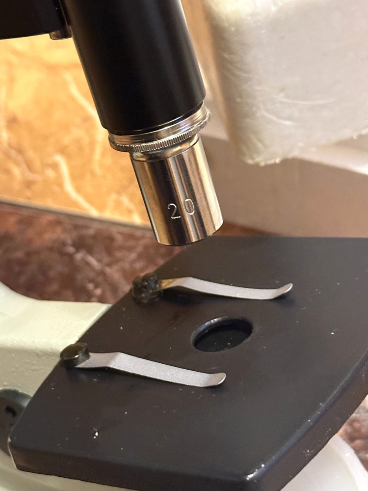 Vintage Microscope UNNAT-1 USSR OPTA Soviet school microscope